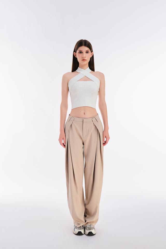 Stylised Pleated Trousers