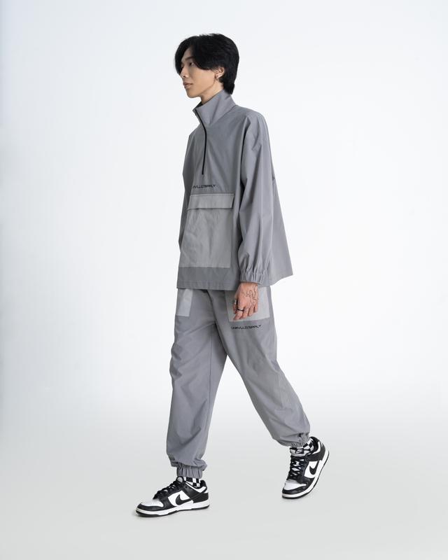 Nylon Grey Tracksuit