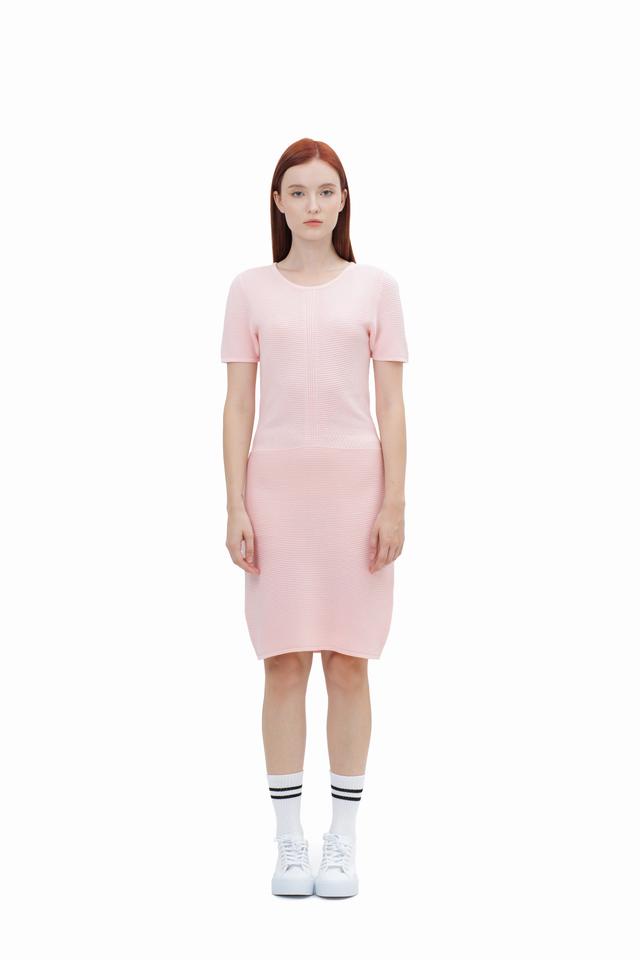 Cotton Midi Short-sleeve Dress