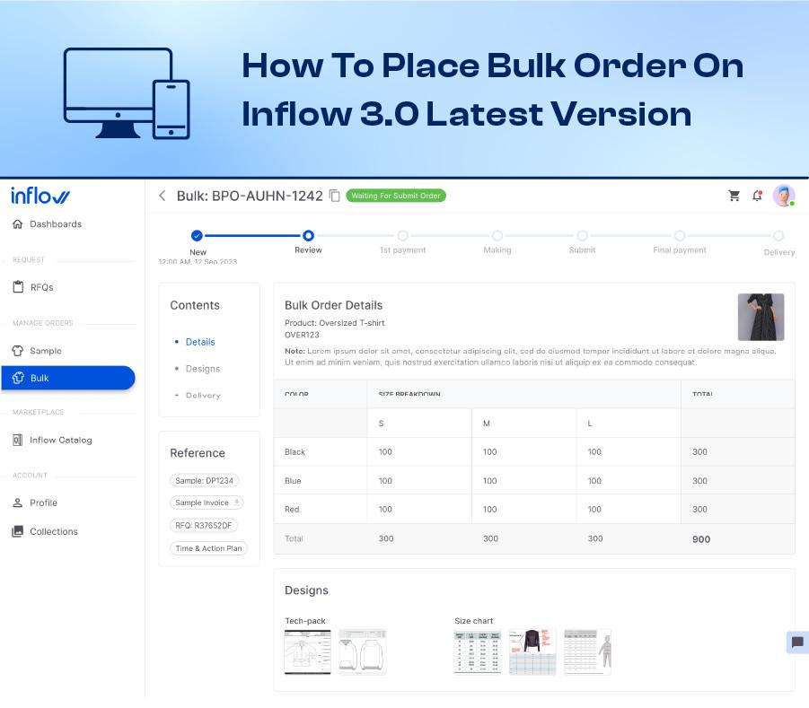 How To Place Bulk Order On Inflow 3.0 Latest Version: Step By Step Guide Introduction